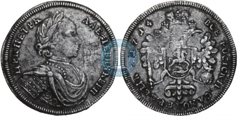 Picture 2 ducats 1714 year  