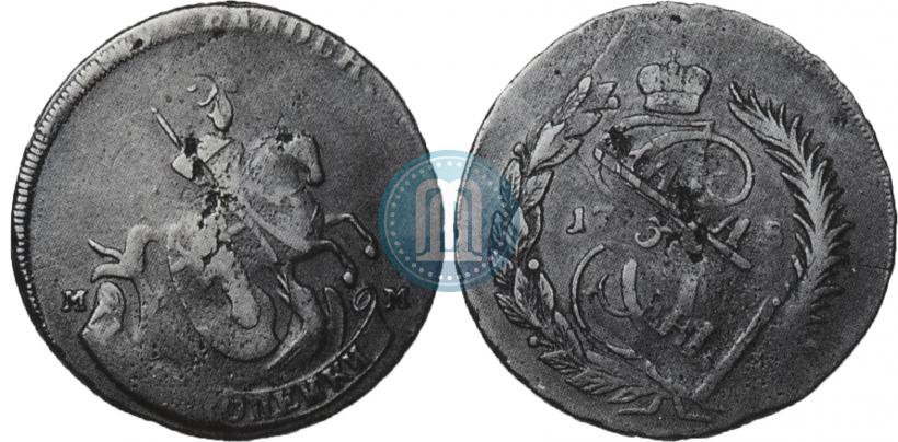 Фото 2 копейки 1788 года ММ 