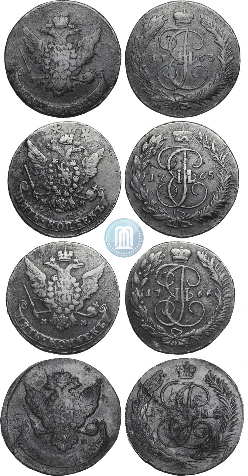 Фото 5 копеек 1788 года ММ 