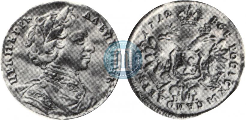 Picture 1 ducat 1712 year D-L-G 