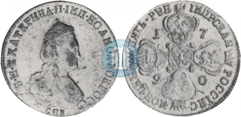 Picture 5 roubles 1790 year СПБ 