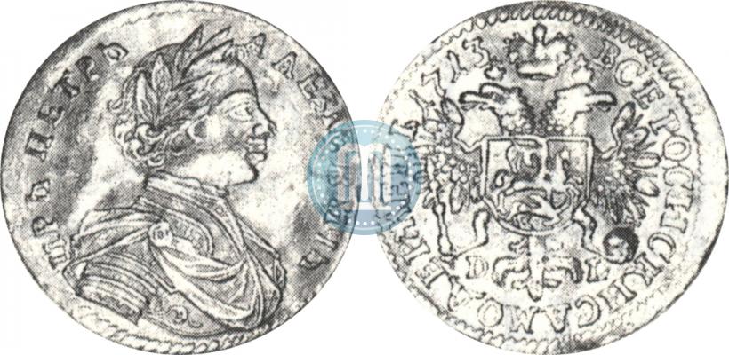 Picture 1 ducat 1713 year D-L 