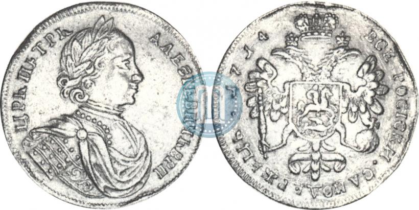 Picture 2 ducats 1714 year  