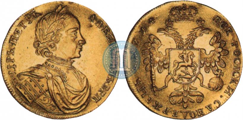 Picture 2 ducats 1714 year  