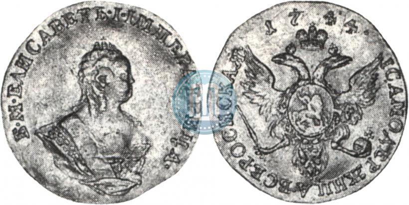 Picture 1 ducat 1744 year  