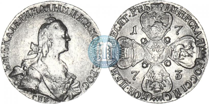 Picture 10 roubles 1773 year СПБ 