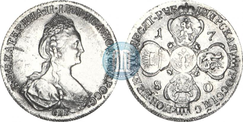 Picture 10 roubles 1780 year СПБ 