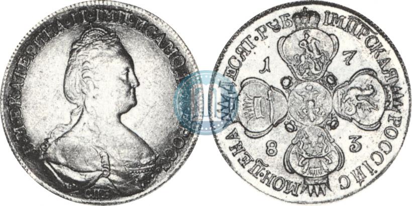 Picture 10 roubles 1783 year СПБ 