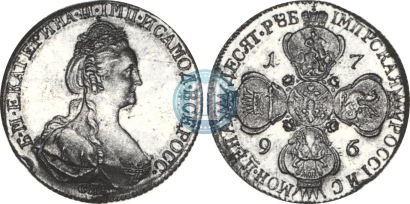 Picture 10 roubles 1796 year СПБ 