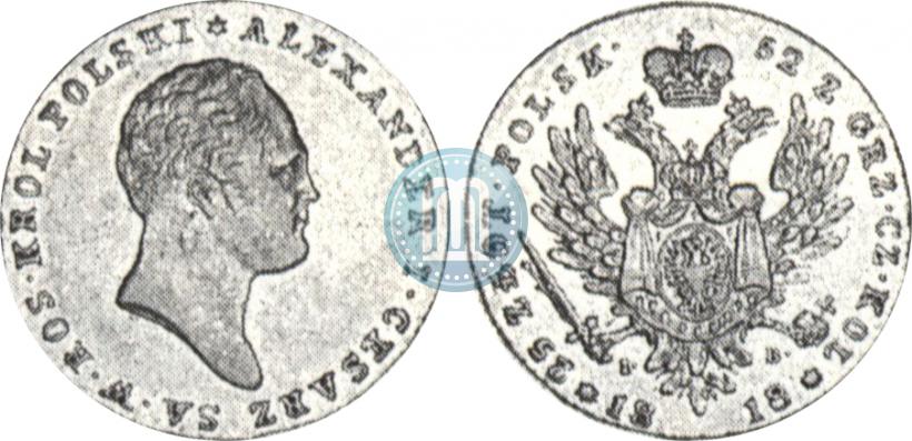 Picture 25 złotych 1818 year IB 