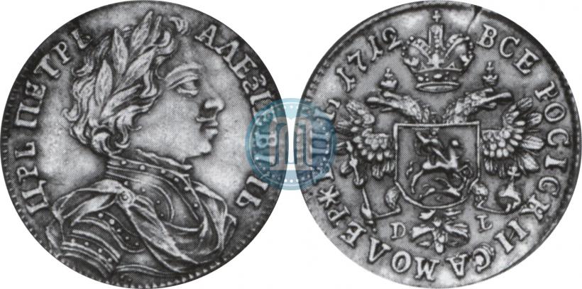 Picture 1 ducat 1712 year D-L 