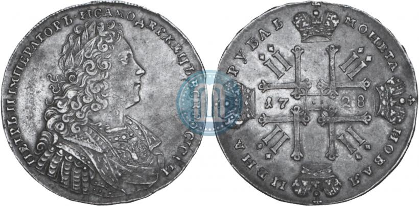 Picture 1 rouble 1728 year  "Type of 1728"