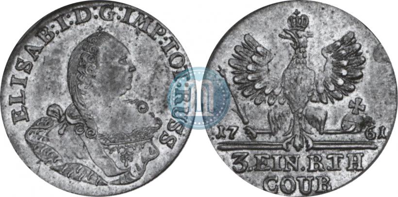 Picture 1/3 Thaler 1761 year  