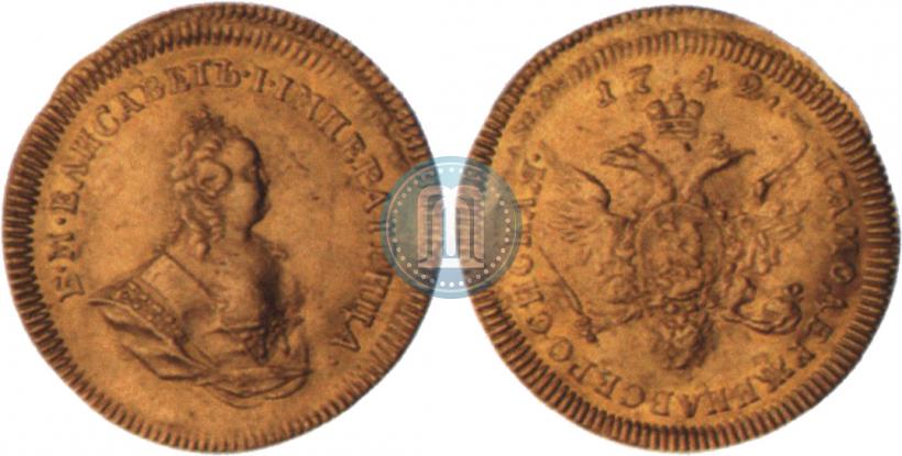 Picture 1 ducat 1742 year  