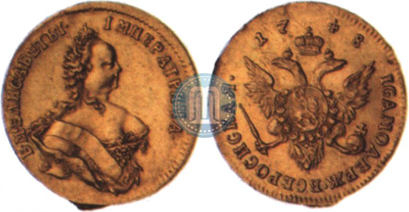 Picture 1 ducat 1748 year  