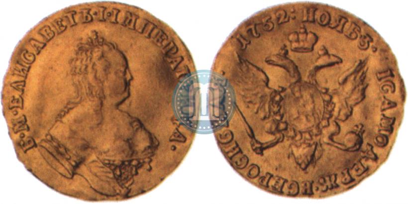 Picture 1 ducat 1752 year  "Eagle on the reverse"