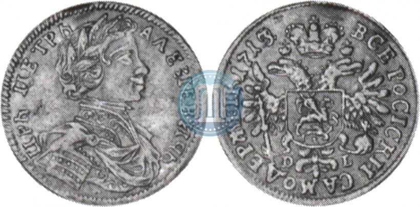 Picture 1 ducat 1713 year D-L 