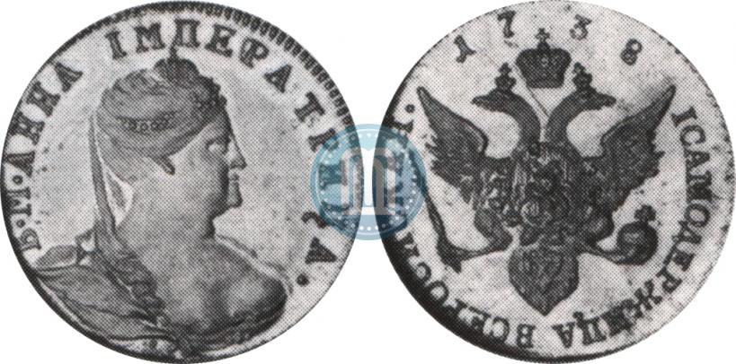 Picture 1 ducat 1738 year  