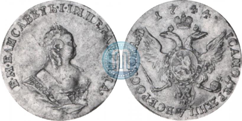 Picture 1 ducat 1744 year  