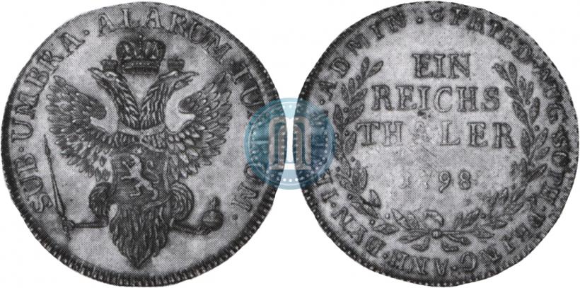 Picture Ein reichsthaler 1798 year  "Dutchy of Jever"