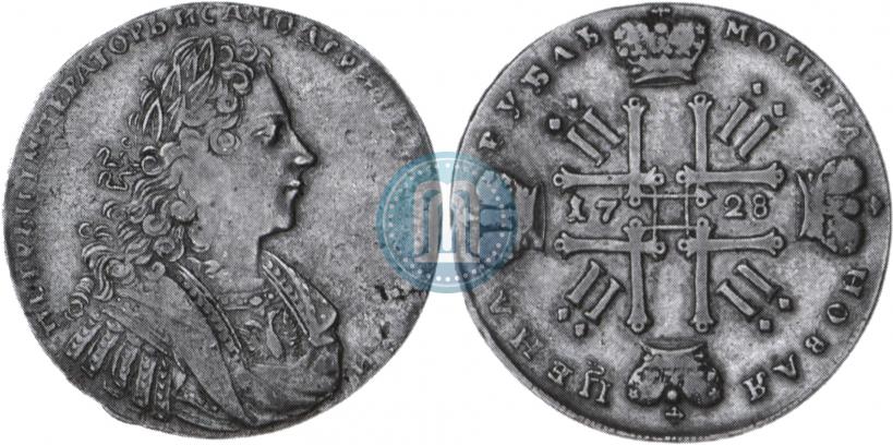 Picture 1 rouble 1728 year  "Type of 1728"