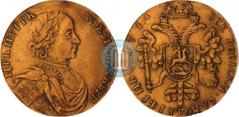 Picture 2 ducats 1714 year  