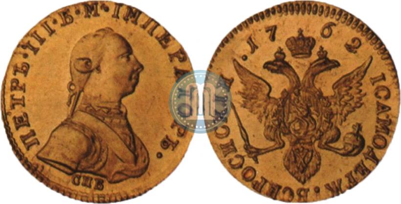 Picture 1 ducat 1762 year СПБ 