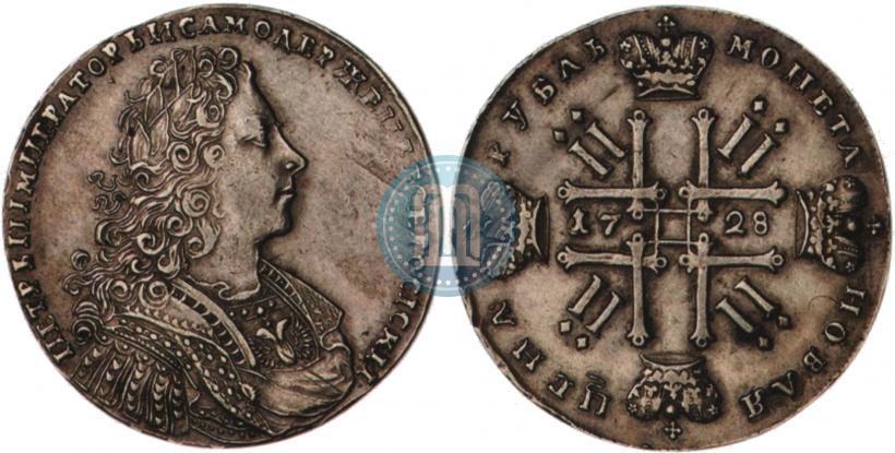 Picture 1 rouble 1728 year  "Type of 1728"