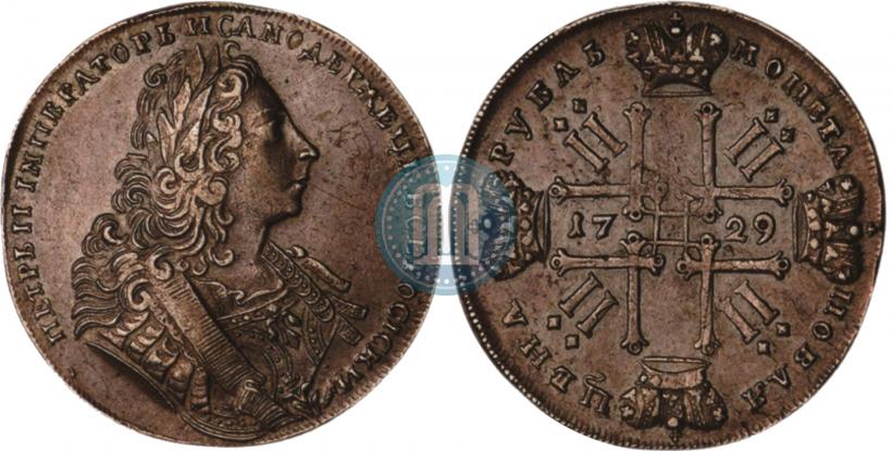 Picture 1 rouble 1729 year  "Type of 1729"