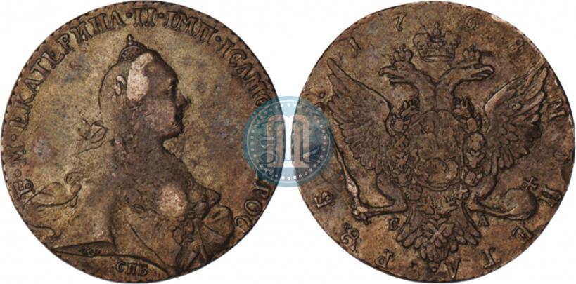 Picture 1 rouble 1768 year СПБ-СА 