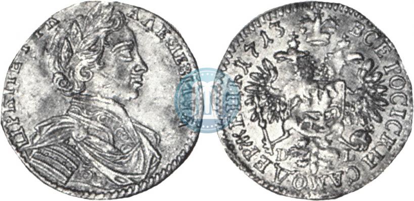 Picture 1 ducat 1713 year D-L 