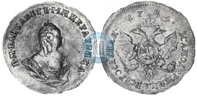 Picture 1 ducat 1744 year  