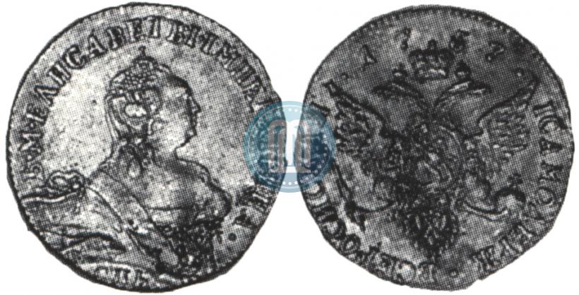 Picture 1 ducat 1757 year СПБ-Ю 