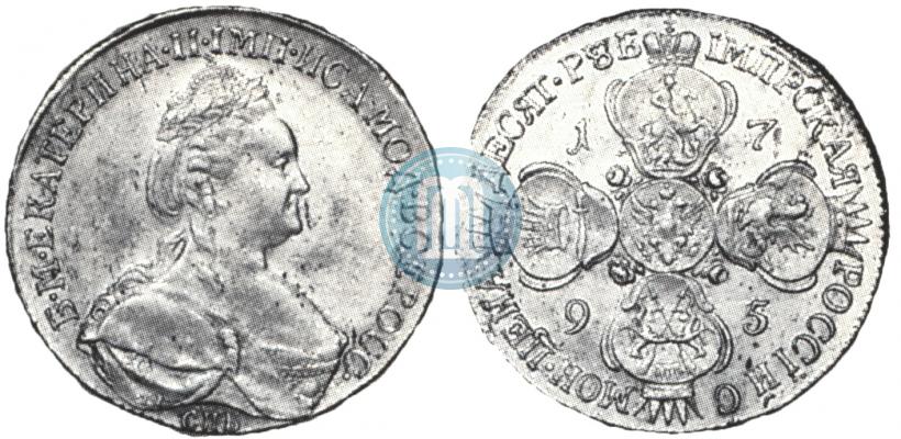 Picture 10 roubles 1795 year СПБ 