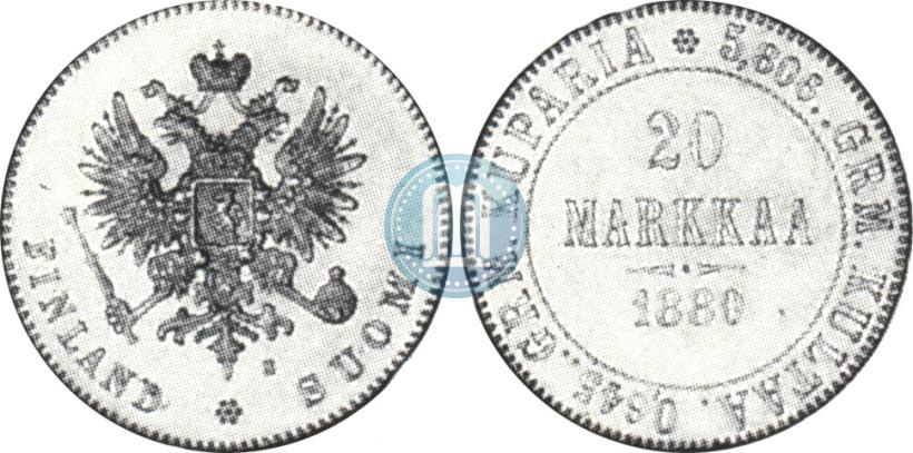 Фото 20 марок 1880 года S 