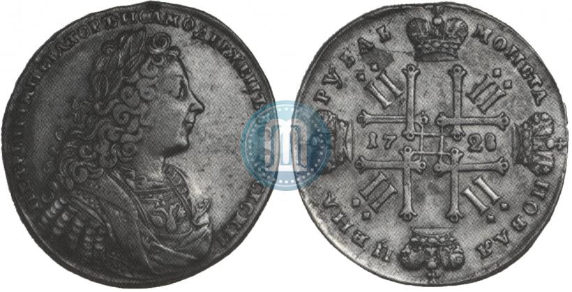 Picture 1 rouble 1728 year  "Type of 1728"