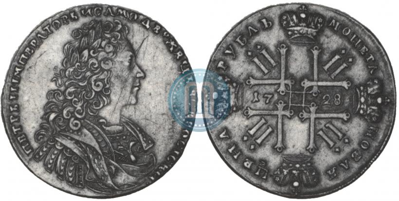 Picture 1 rouble 1728 year  "Type of 1728"