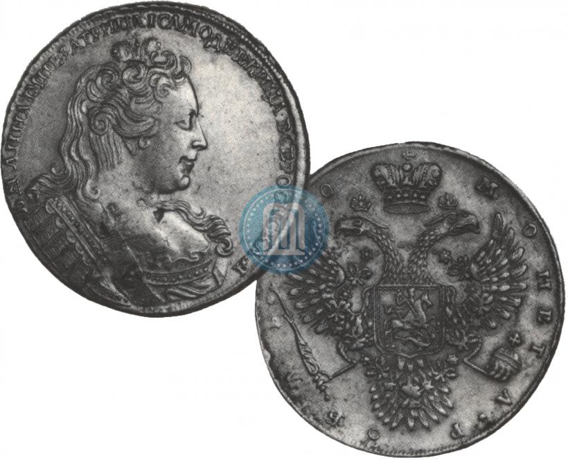 Picture 1 rouble 1730 year  