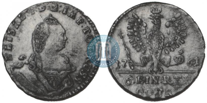 Picture 1/6 Thaler 1761 year  