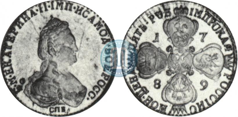 Picture 5 roubles 1789 year СПБ 