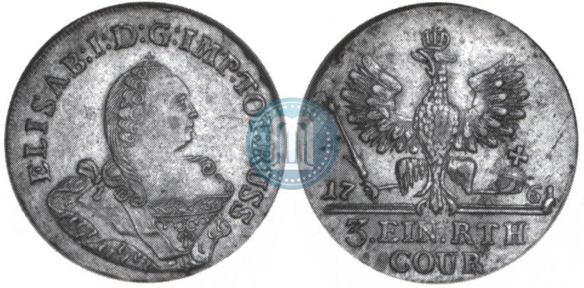 Picture 1/3 Thaler 1761 year  