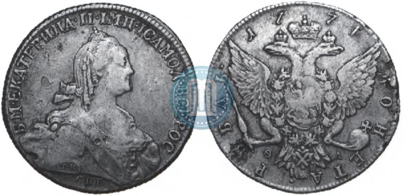 Picture 1 rouble 1774 year СПБ-ФЛ 