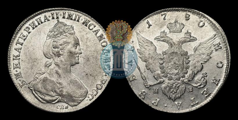 Picture 1 rouble 1780 year СПБ-ИЗ 