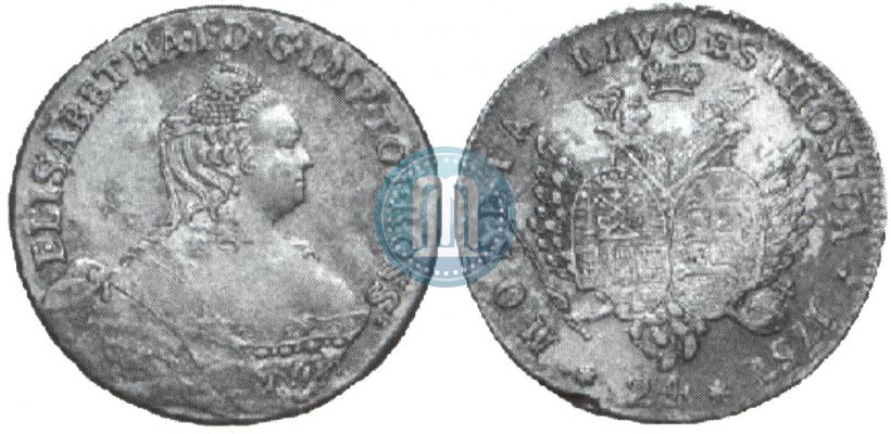 Фото 24 копейки 1757 года  "Ливонез"