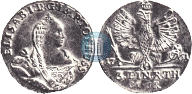 Picture 1/3 Thaler 1761 year  