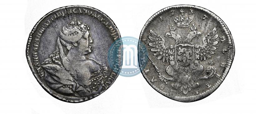 Picture Poltina 1737 year  "Moscow type"