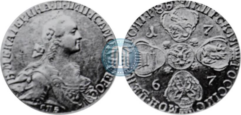 Picture 10 roubles 1767 year СПБ 