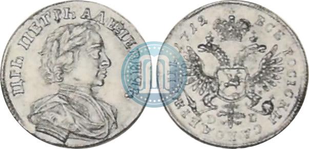 Picture 1 ducat 1712 year D-L 