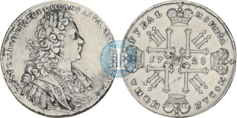 Picture 1 rouble 1728 year  "Type of 1728"