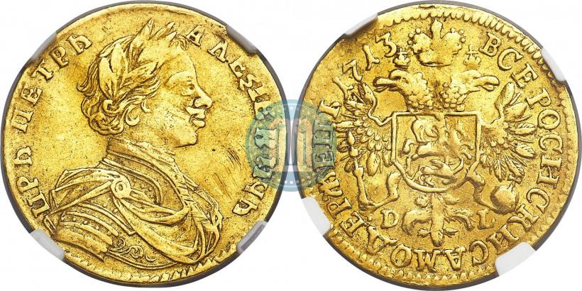 Picture 1 ducat 1713 year D-L 